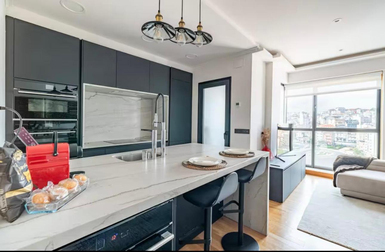 Apartamento Centrico Y Moderno Con Vistas A La Ria Vigo Exteriör bild